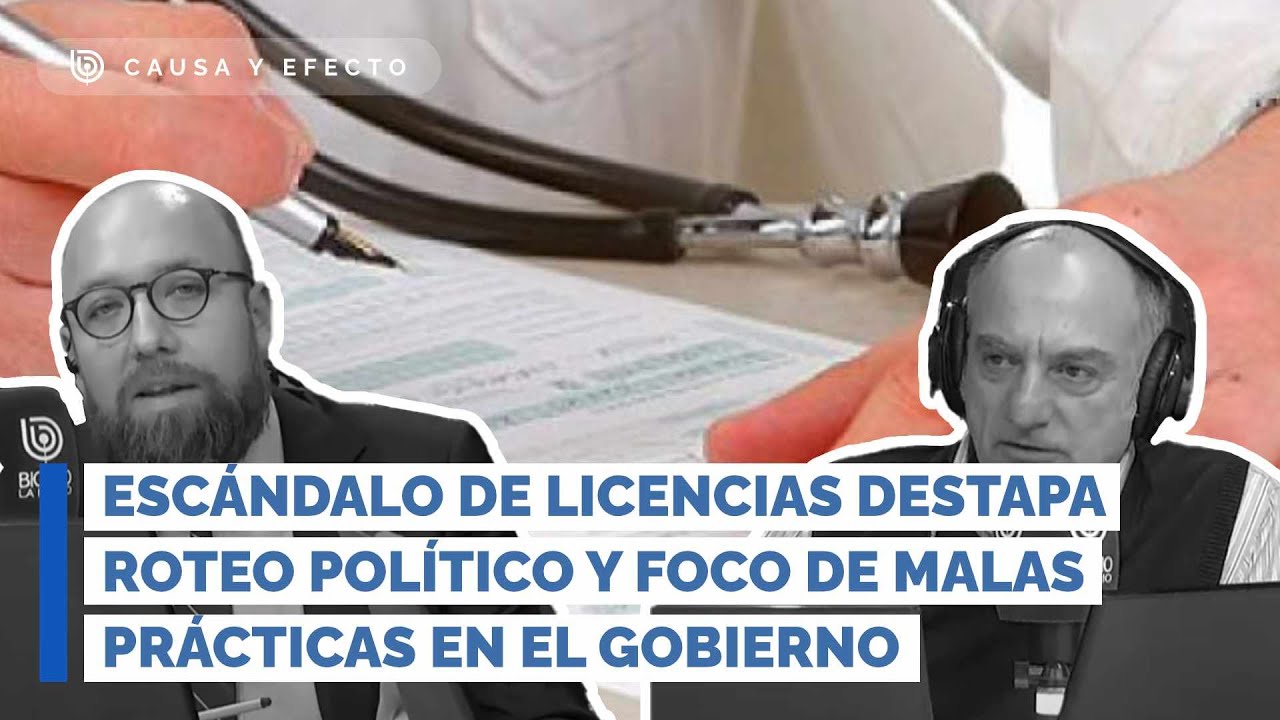 Escándalo de licencias destapa roteo político y foco de malas prácticas en el Gobierno (CYE)