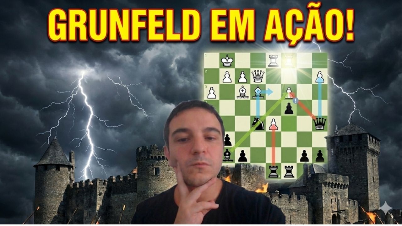 Como um MI joga a Grunfeld na Prática!