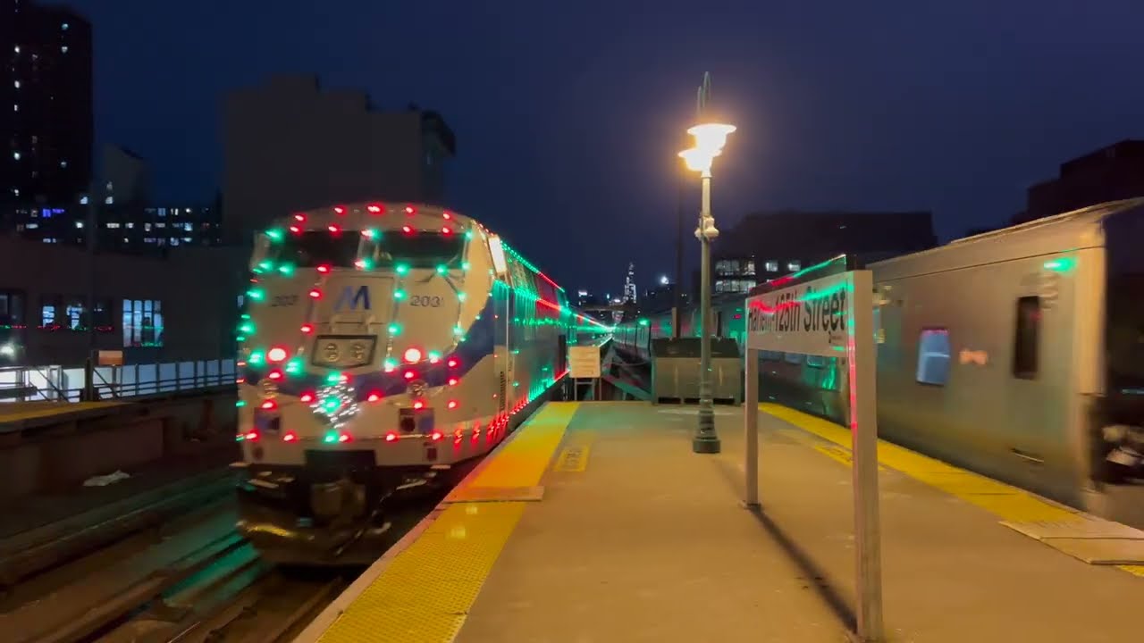 Metro North Railroad PM Rush Hour Trains @ Harlem 125th Street
