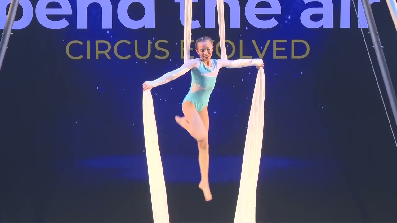 Bend The Air aerial silks 3rd place                                Advanced