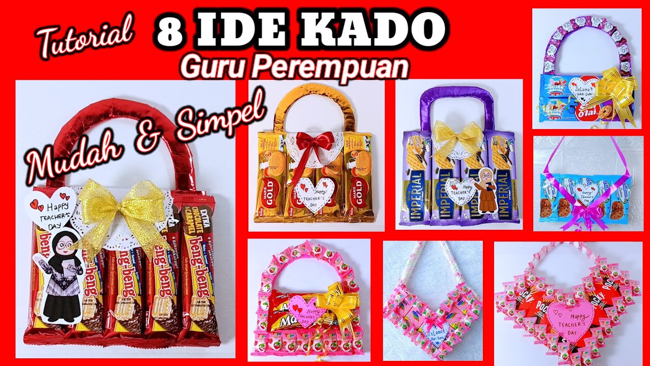 Ide Kado Hari Guru / 8 Cara  Membuat Kado Bentuk Tas Untuk Hadiah Ibu Guru