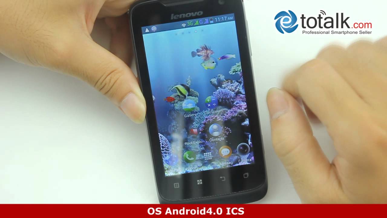 Etotalk.com Dual-Core Lenovo A789 3G WCDMA Dual Sim Android 4.0.4 ICS CPU MT6577 1.0GHz WVGA