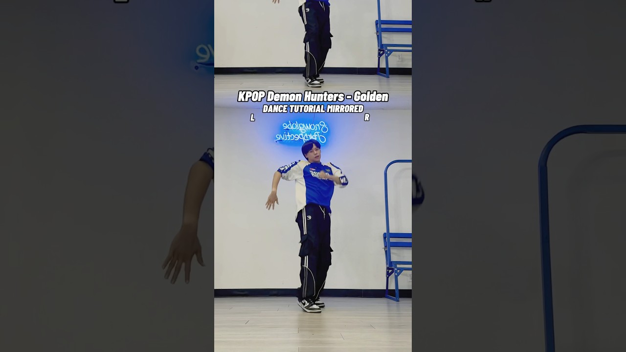 KPOP Demon Hunters - &lsquo;Golden&rsquo; DANCE TUTORIAL MIRRORED #kpoptutorial