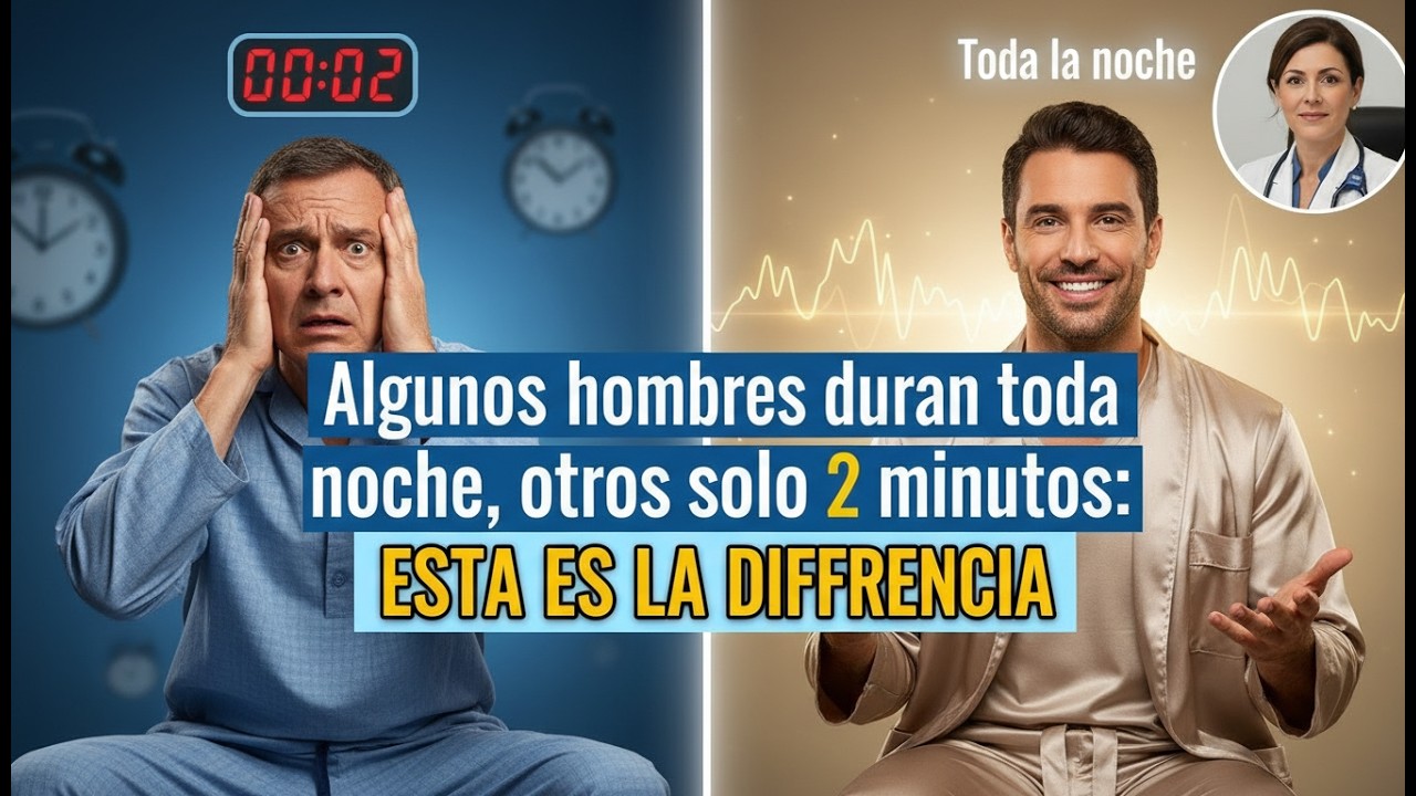 Algunos hombres duran toda la noche, otros solo 2 minutos: esta es la diferencia| Dra.Valeria Moreno