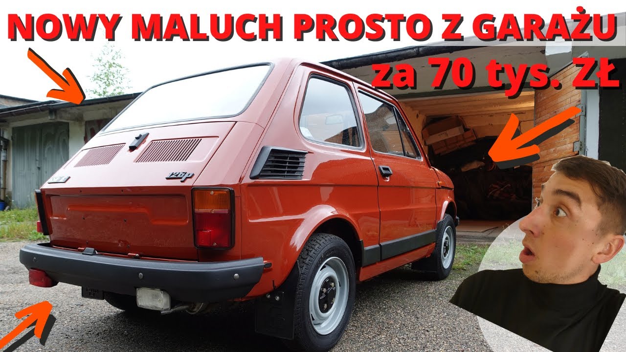 PRAWIE NOWY MALUCH za 70 tys. zł! Oglądamy na żywo + BONUS Fiat 125p