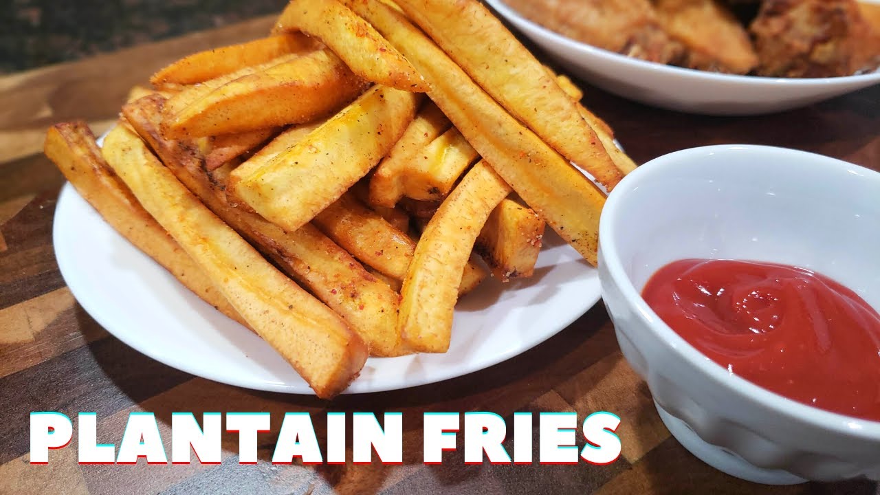 Plantain Fries || Fried Plantain Strips || Guyanese Snacks- Episode 287