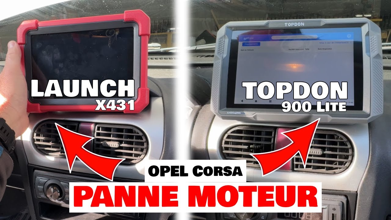 [MÉCANIQUE] COMPARATIF LAUNCH X431 VS TOPDON 900 Lite - Opel Corsa C 2006 panne moteur injection