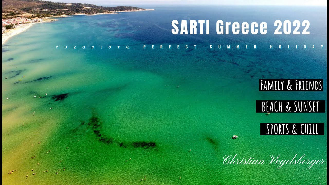 Explore Greece's HIDDEN Gem SARTI Beach by Drone!