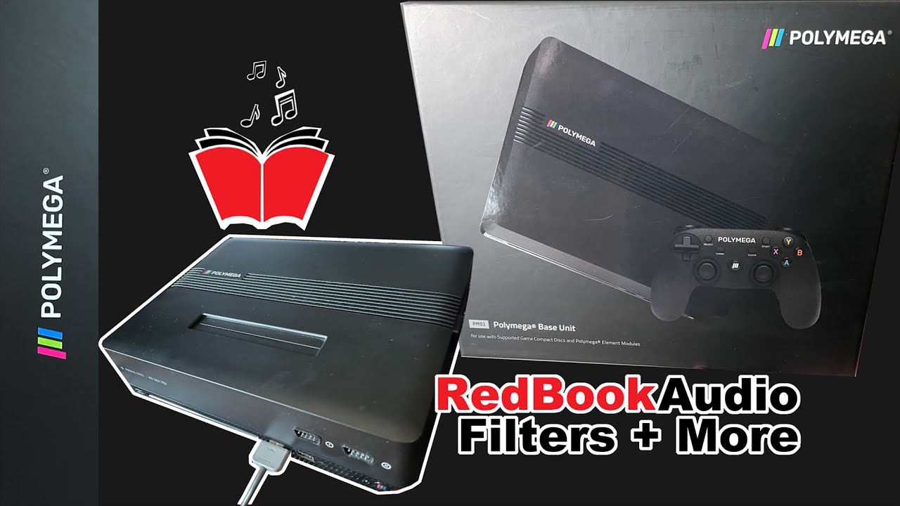 Polymega Features: Red Book audio, Filters + Games
