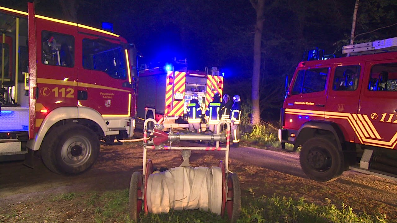Waldbrand Kerken auf 1000 qm