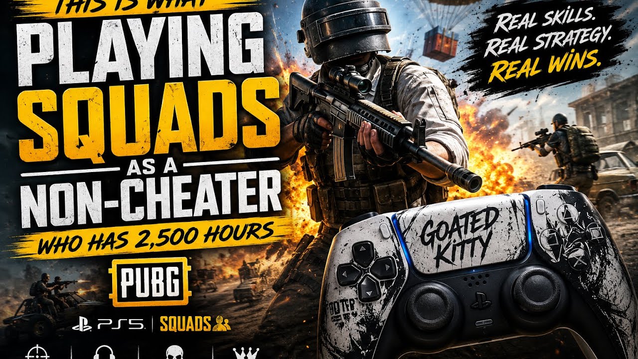 Вот как выглядят 2500+ часов в отрядных боях PUBG (геймплей на консоли) | PS5