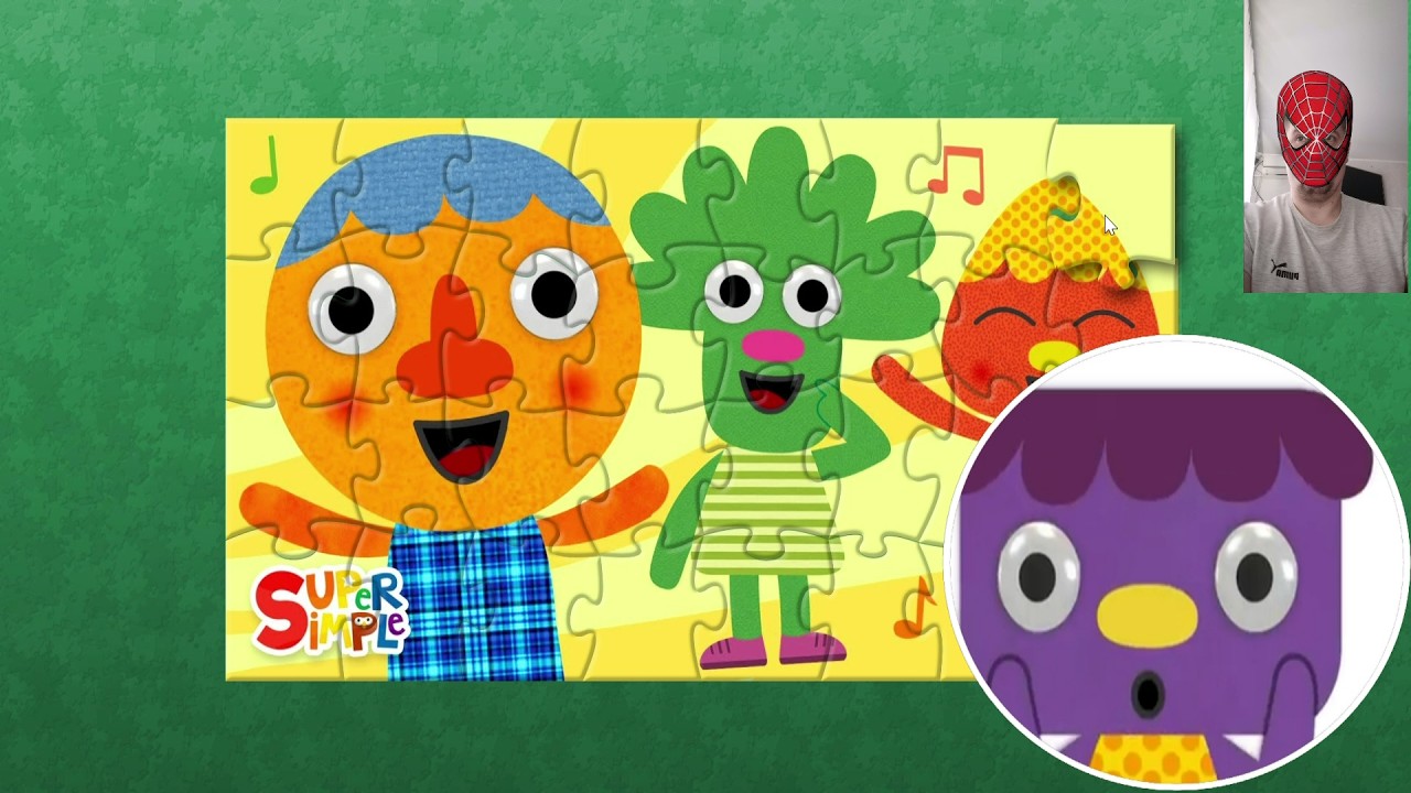 This Is A Happy Face Noodle & Pals Super Simple Songs Puzzle Gamer