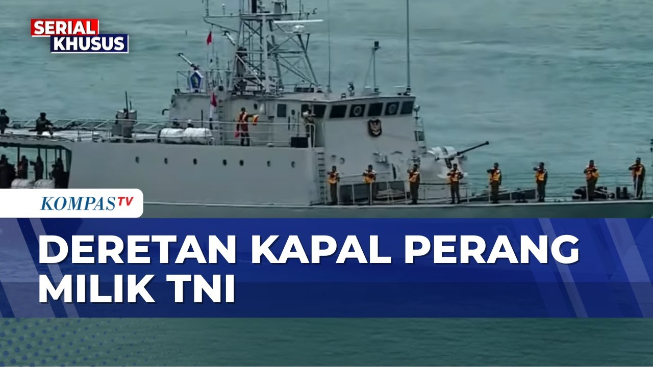Spektakuler! Deretan Parade Kapal Perang Milik TNI di Perairan Teluk Jakarta