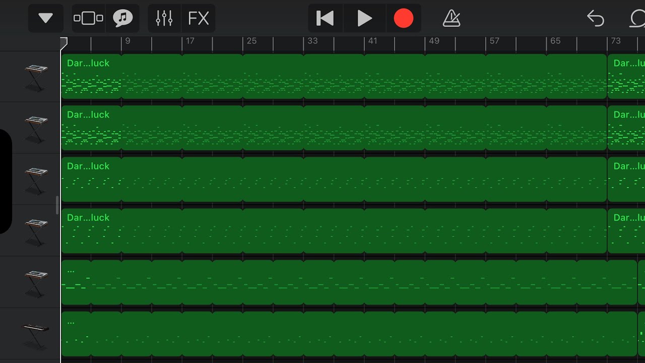 Ken Carson, Destroy lonely - Paranoid (instrumental) [Garageband remake}