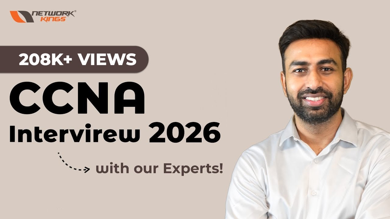 ✅ CCNA Interview Questions & Answers (Live) | Explained Step-by-Step | Network Kings