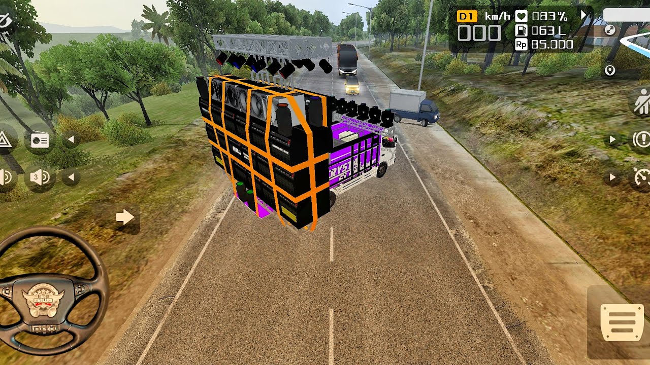 Indian dj Truck bus simulator Indonesia ! Dj truck game ! Dj truck mod ! Hindi remix mix dj song