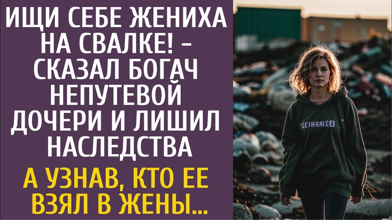 Ищи себе жениха на свалке! - сказал богач непутевой дочери и лишил наследства… А узнав, кто жених…
