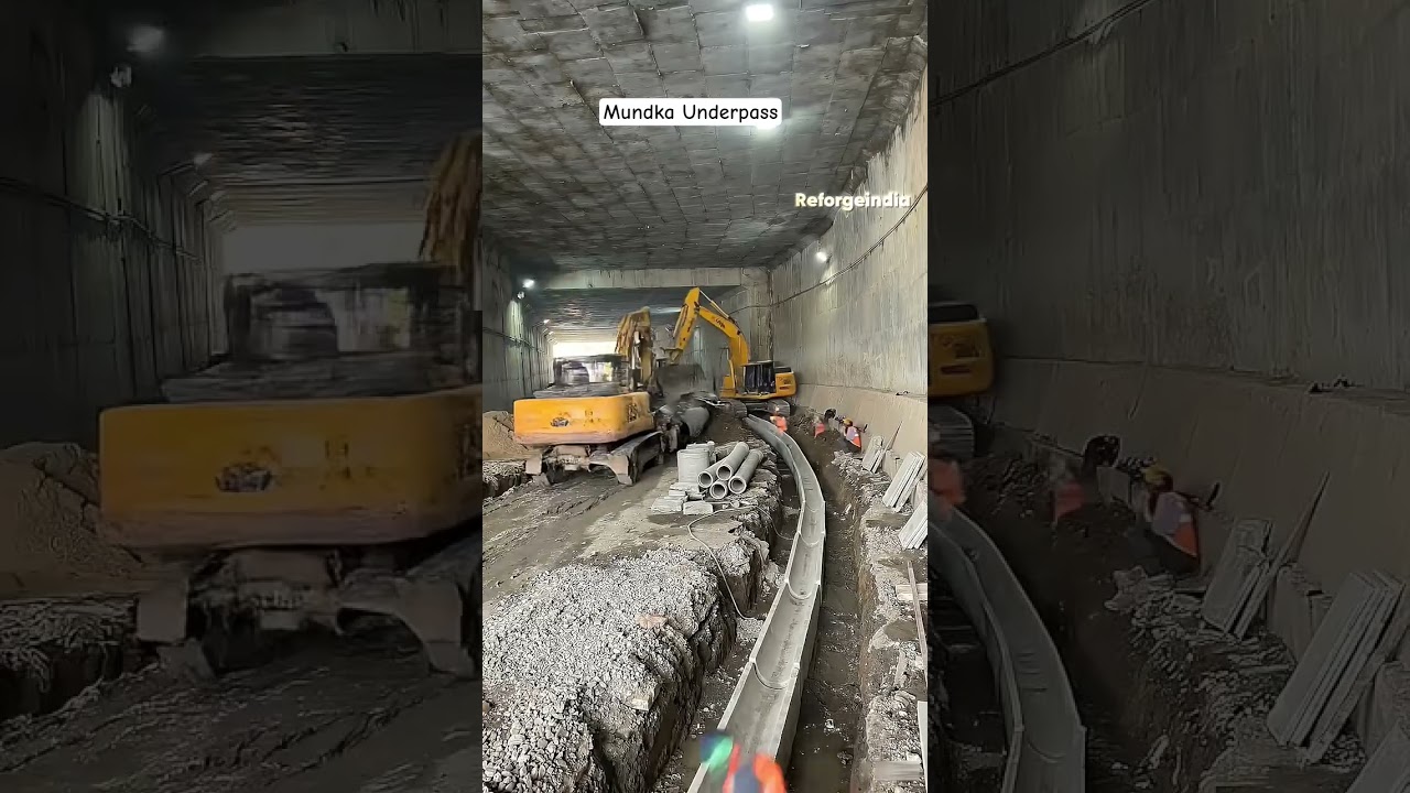 Mundka Underpass Transformation | From Mud-Filled Underpass to Clean & Green Transit Space
