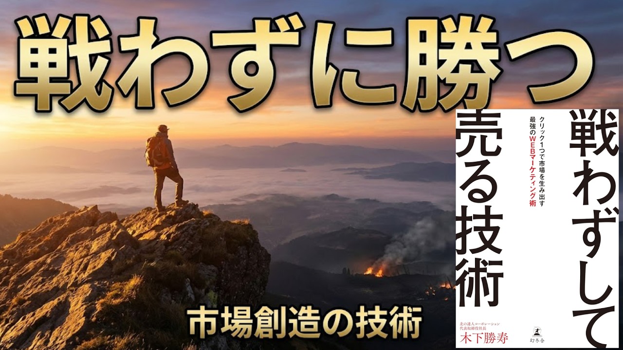 売上100億円企業社長が明かす「戦わずして売る技術」とは？広告費を使わず顧客が自然に集まる仕組みの正体【木下勝寿・北の達人コーポレーション】