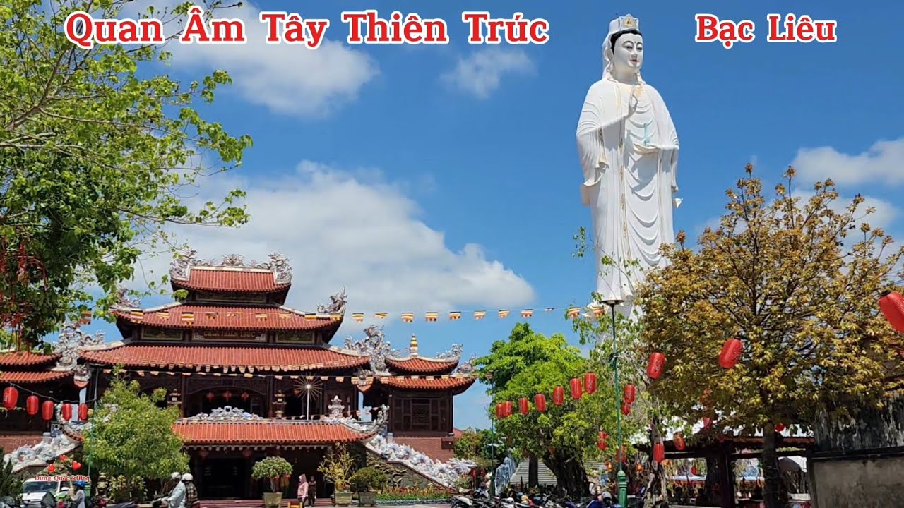 Rằm 15-1-2026 Chùa Quan Âm Tây Thiên Trúc Bạc Liêu. Đông Người Đến Cúng Bái Trang Nghiêm Vô Cùng.