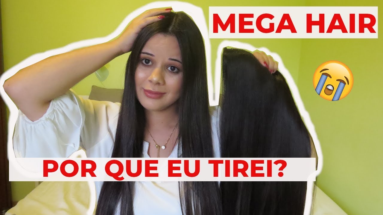 MEU CABELO CRESCEU MUITO USANDO MEGA HAIR - TÉCNICA EXCLUSIVA