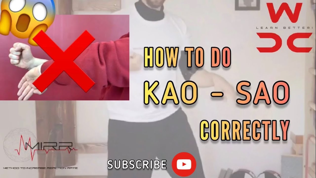 HOW TO DO  KAO-SAO | WING CHUN TUTORIAL