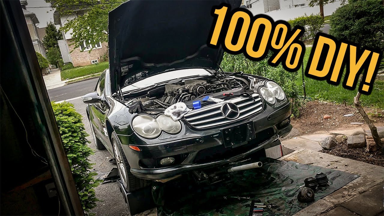 I Saved $1000 By Fixing My Cheap Mercedes-Benz SL55 AMG Myself