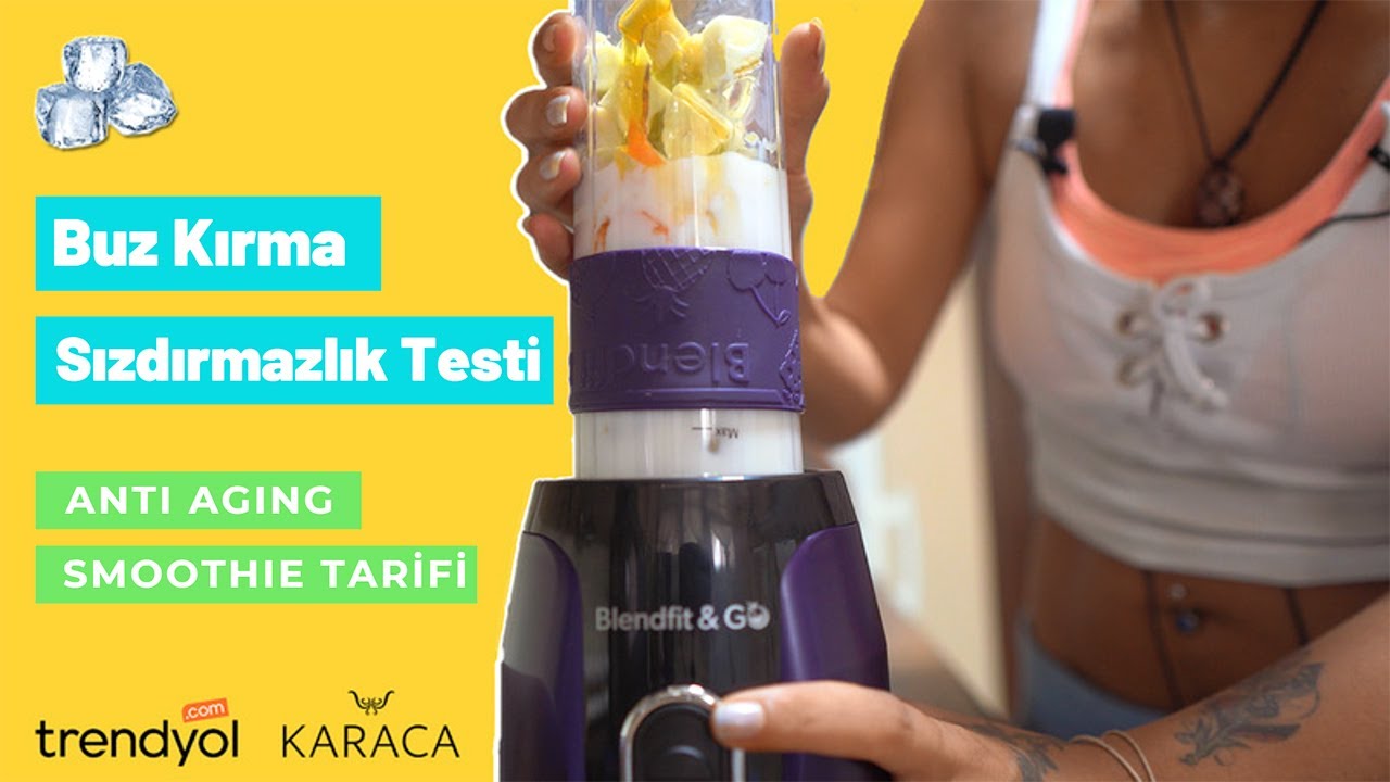 Karaca Smoothie Blender Sızdırmazlık Testi ve Buz Kırma