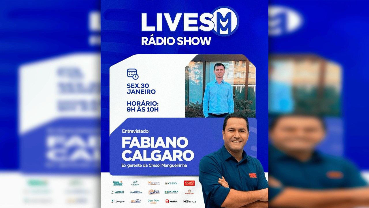 Live Mang Mídia Rádio Show - Fabiano Calgaro