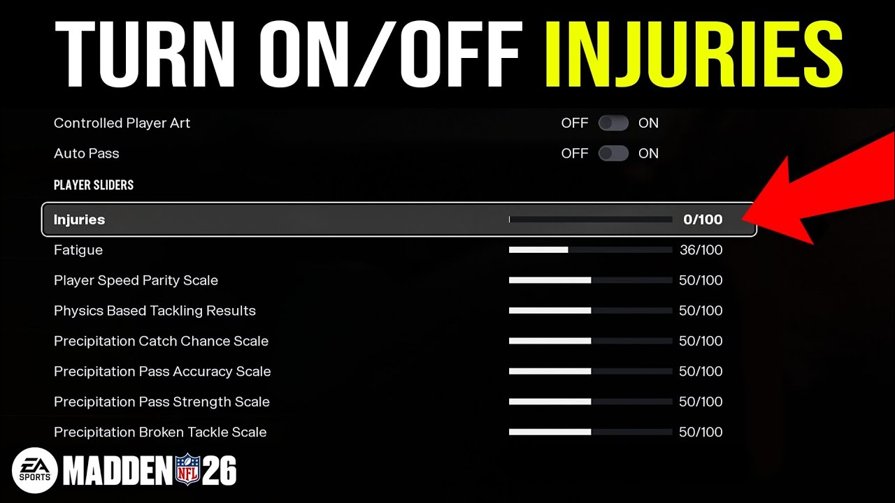 How to Turn on/off Injuries in Madden 26 (Best Way)