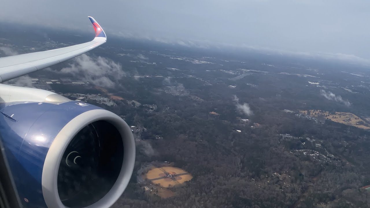 (ROARING XWB SOUND) Delta A350 Pushback, Taxi, Takeoff | Atlanta ATL
