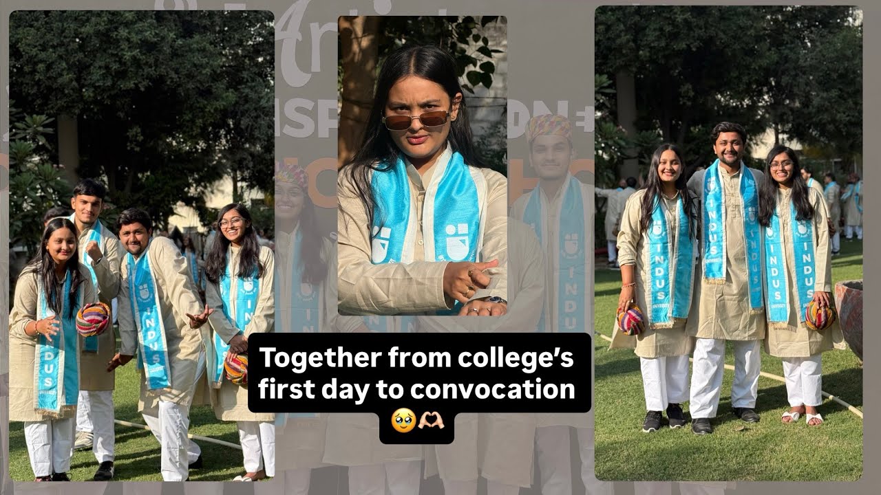 Officially an Engineer! 🎓 My Convocation Vlog | Indus University Ahmedabad