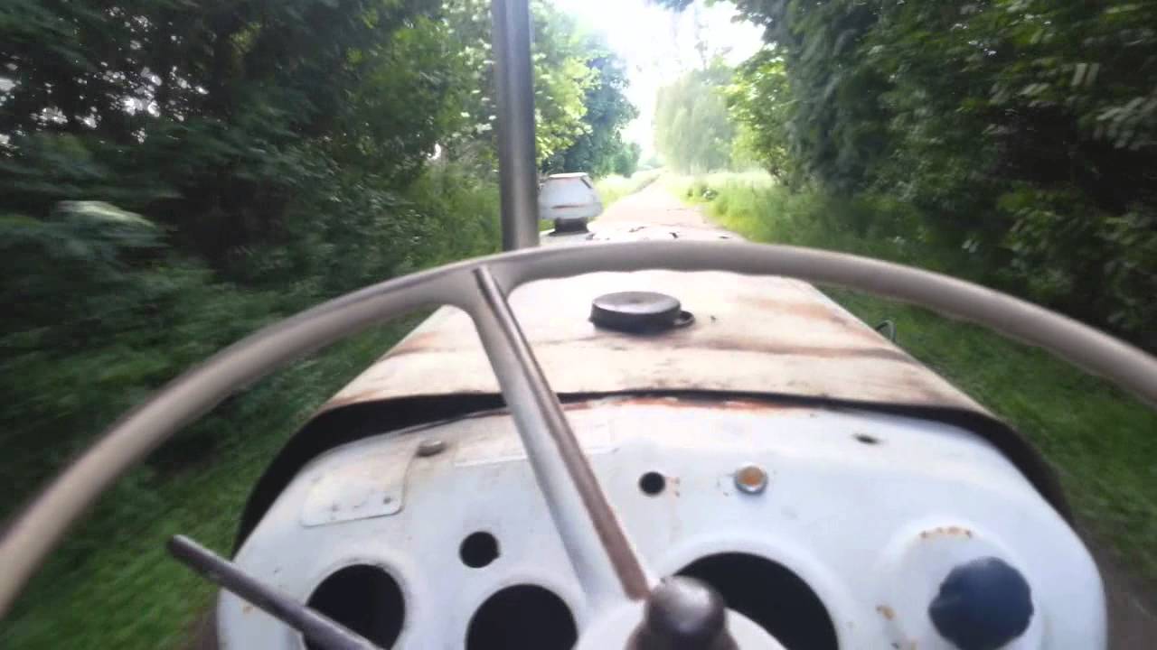 David Brown 885 testing out the new straight pipe