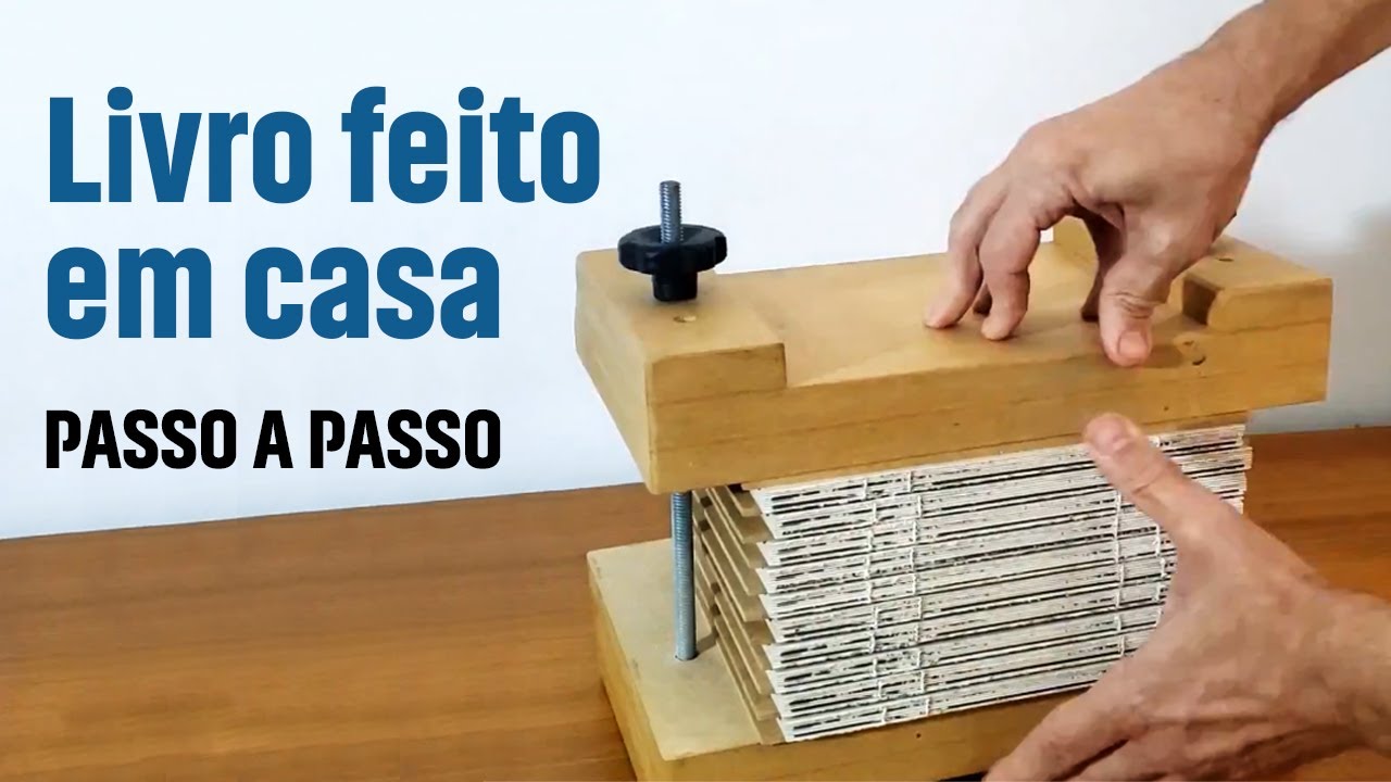 O passo a passo de um livro caseiro