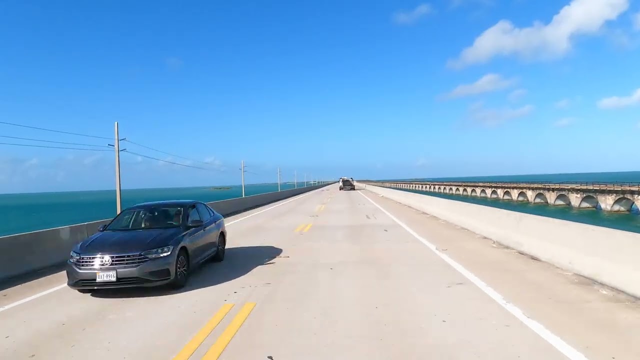 Our Tuesday drive across the 7 Mile bridge.  