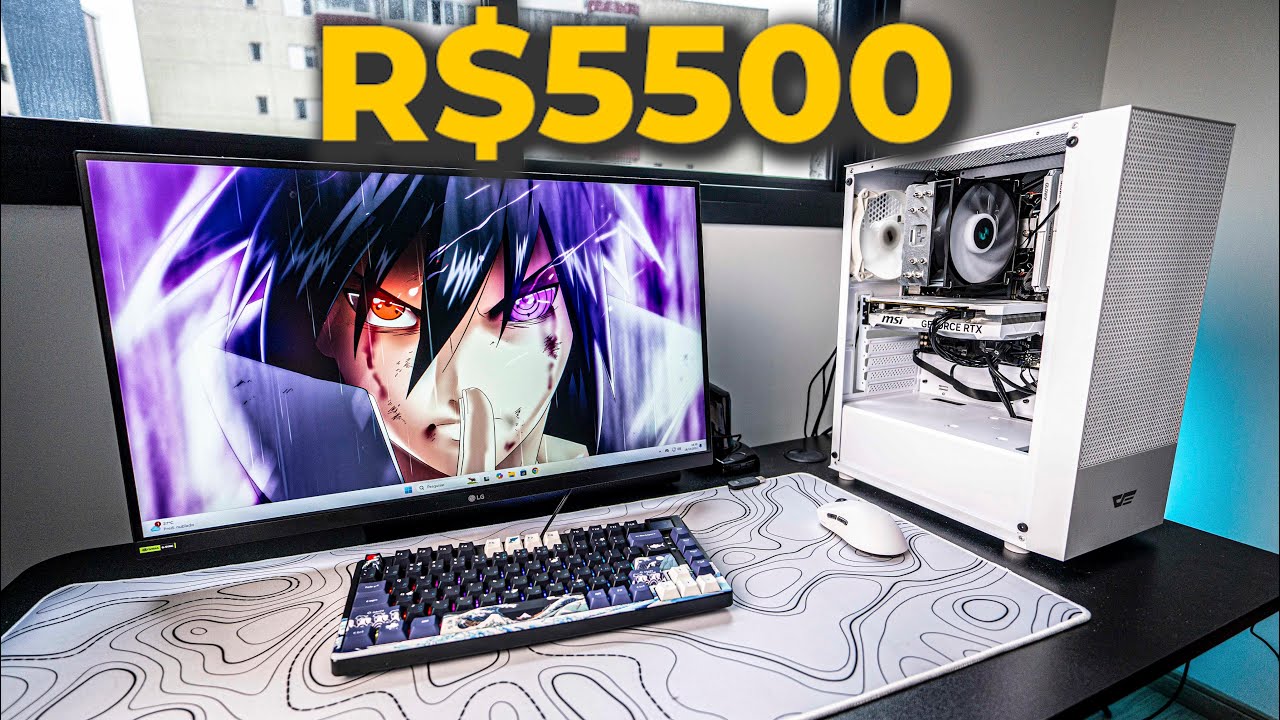 Jogando no PC Gamer de 5500 Reais com Ryzen 7 5700x3d + RTX 4060