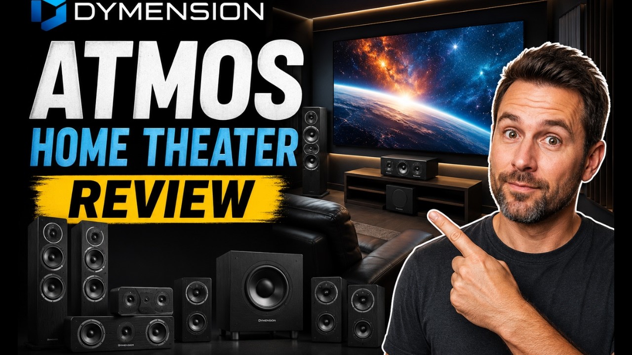 Definitive Technology Dymension Atmos Home Theater Review 🔥 Ultimate Dolby Atmos Speaker System?