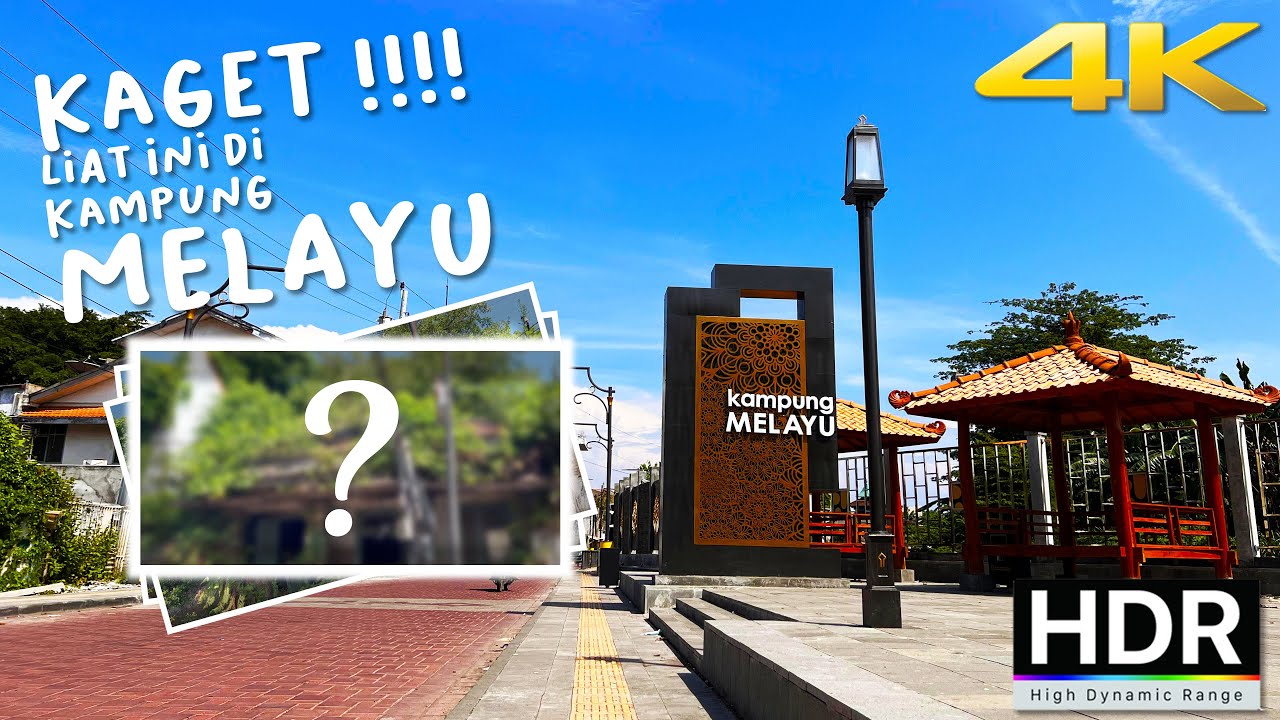 [4K] Walking Tour Kampung Melayu Semarang Wisata Terbaru 2023