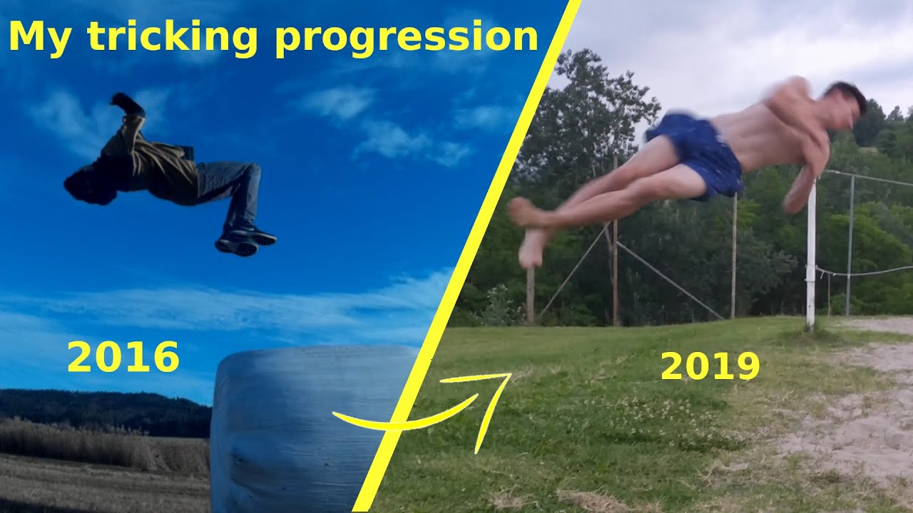 My tricking progression (2016-2019)