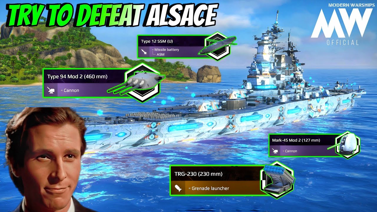 JS Yamato Aegis Can Still Defeat Alsace 🔥 Ship ❌ Skills ✅ - Modern Warships 