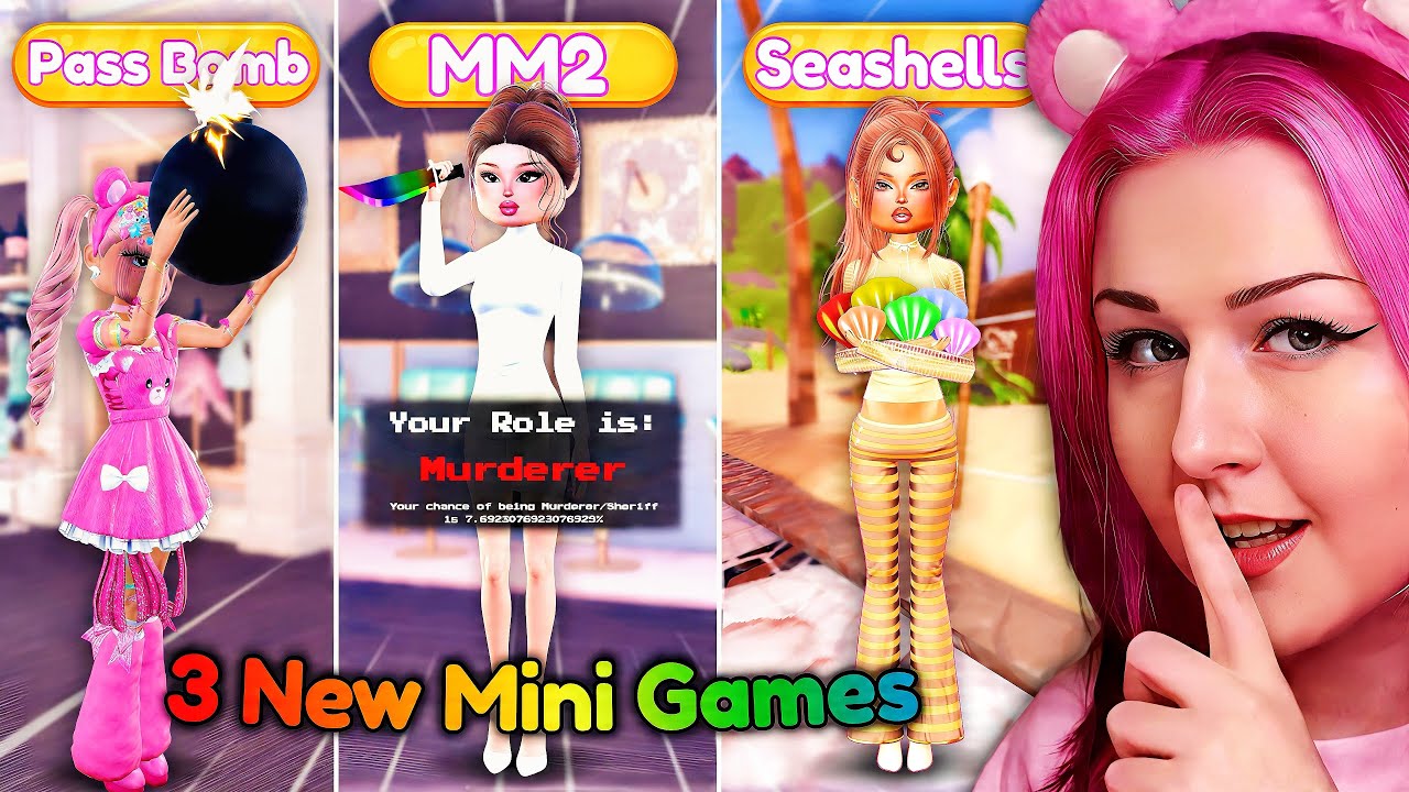 В DTI добавили 3 СЕКРЕТНЫЕ МИНИ-ИГРЫ и реворки в НОВОМ ОБНОВЛЕНИИ! | ROBLOX Dress to Impress