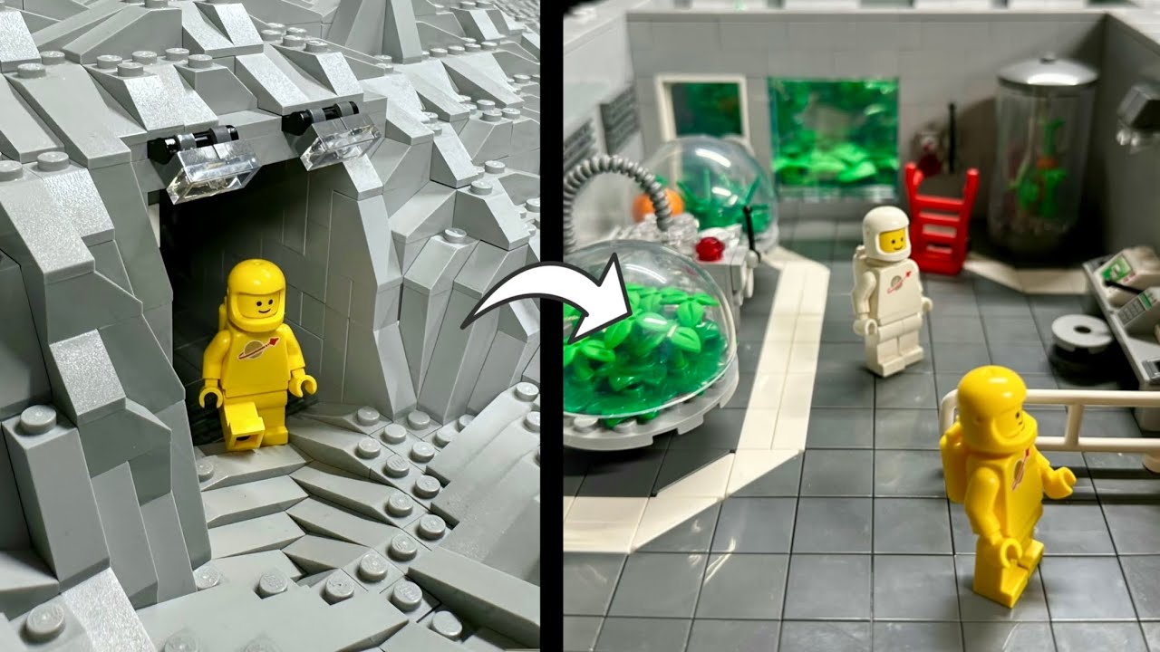 Unterirdisches Labor - Lego Mondbasis Teil 4.
