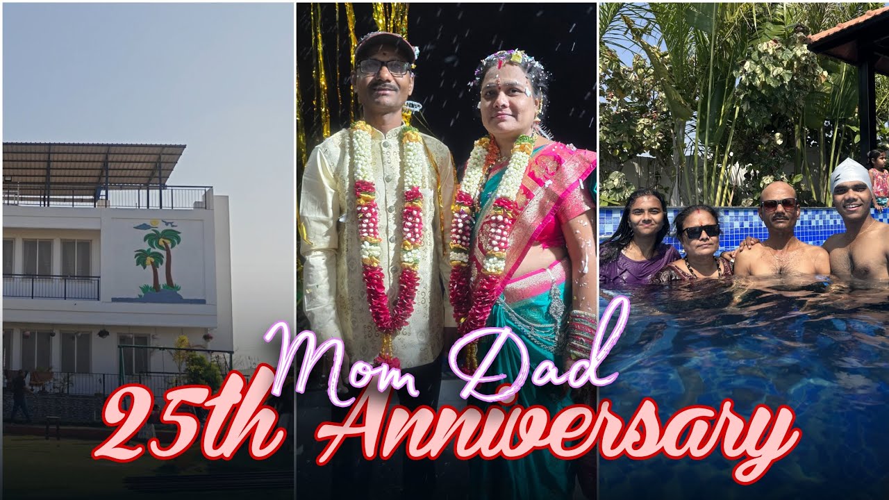 MOM - DAD 25th ANNIVERSARY CELEBRATION 🎊 || IN FARM HOUSE 🏡 || 🥳👻❤️