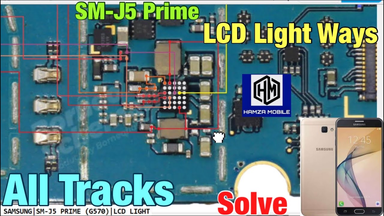 Samsung J5 Prime/SM-G570 Display Light iC Problem Solution.Samsung J5 Prime/SM-G570 LCD Light iC Way