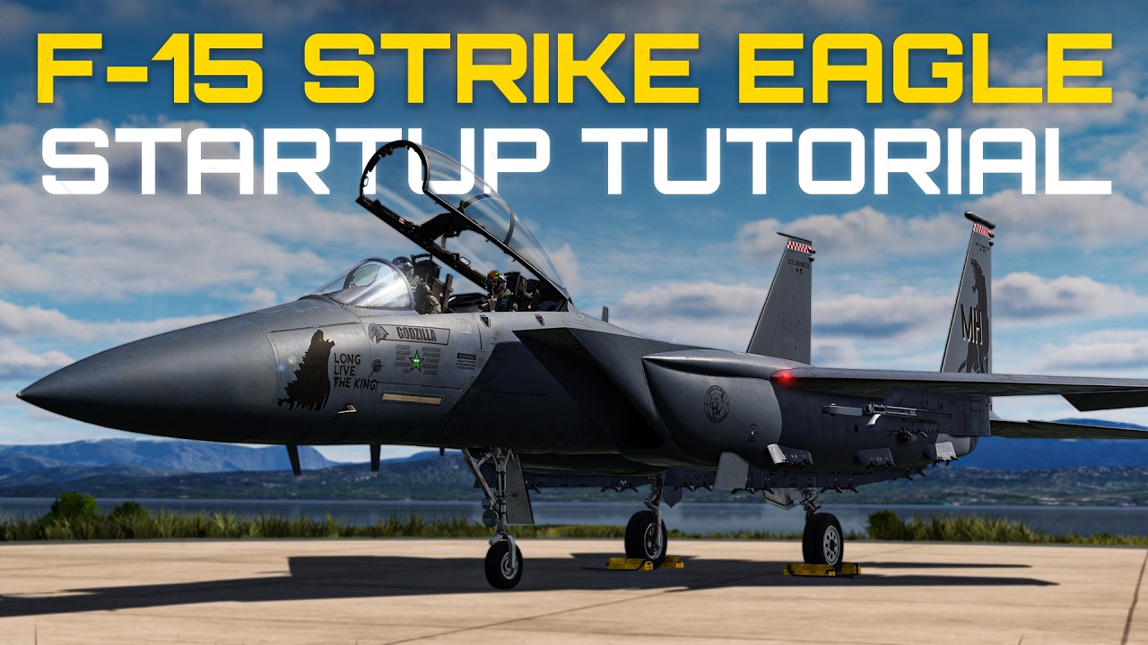 DCS World F-15E Startup Tutorial - Get Flying FAST!