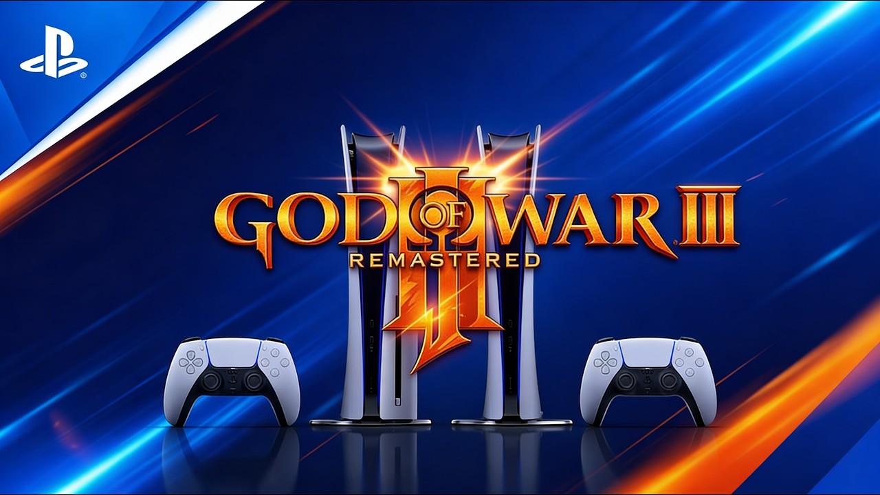 PS5 SLIM 825GB JOGANDO GOD OF WAR 3 REMASTERED EM 2K 60 FPS