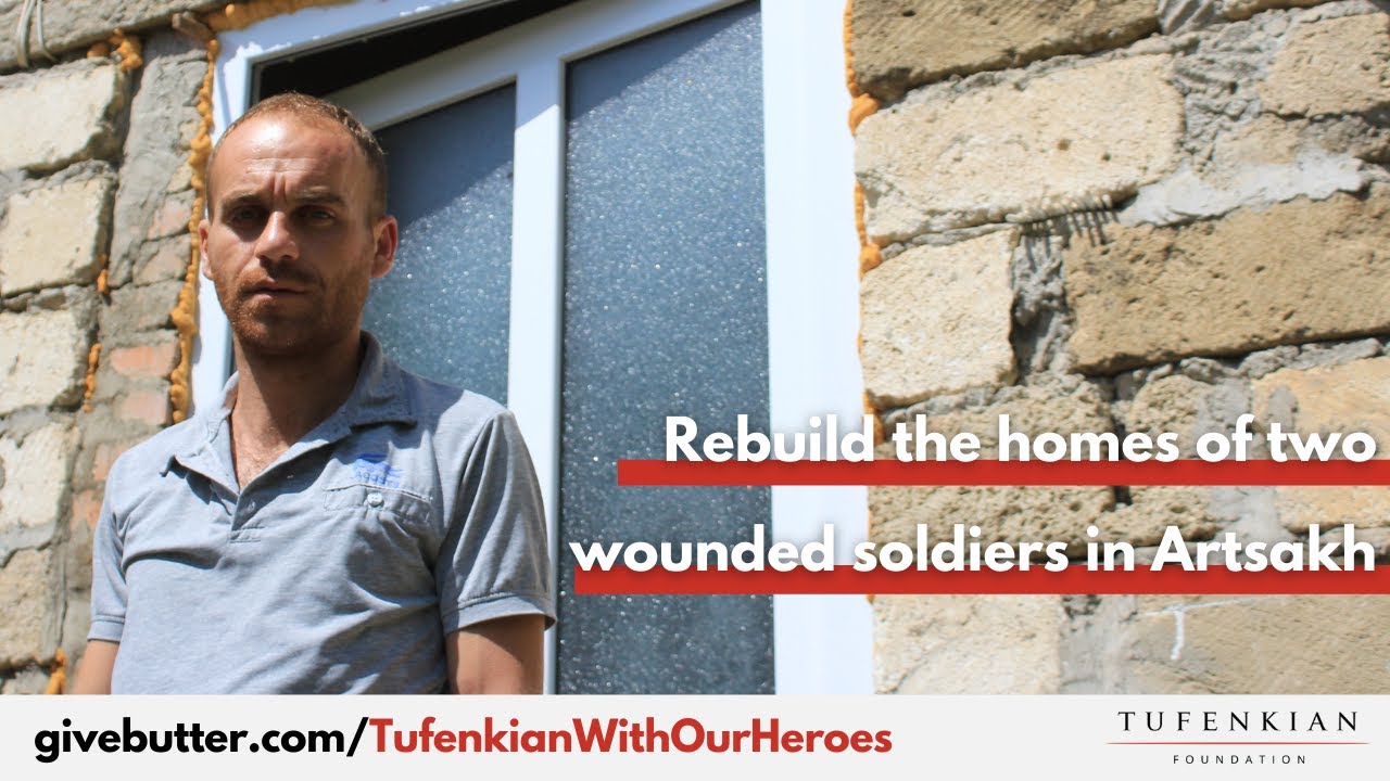 Rebuild the homes of two wounded soldiers in Artsakh
