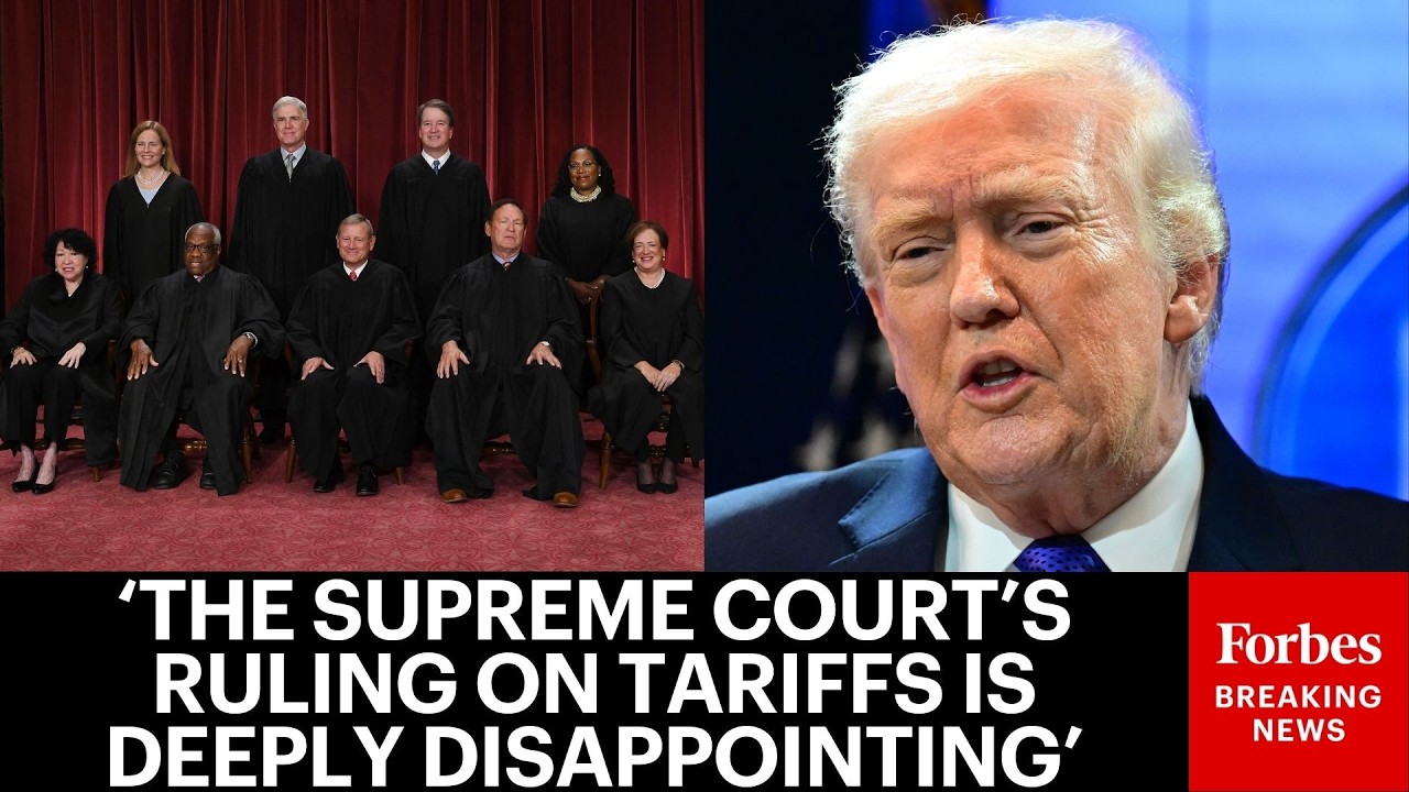 BREAKING NEWS: Trump Reacts After Supreme Court Strikes Down His Tariffs