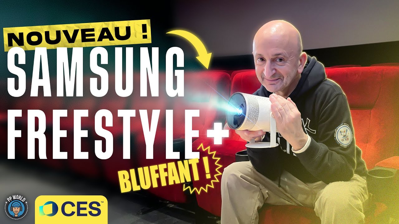 CES 2026 : Le BLUFFANT Projecteur Samsung Freestyle + !
