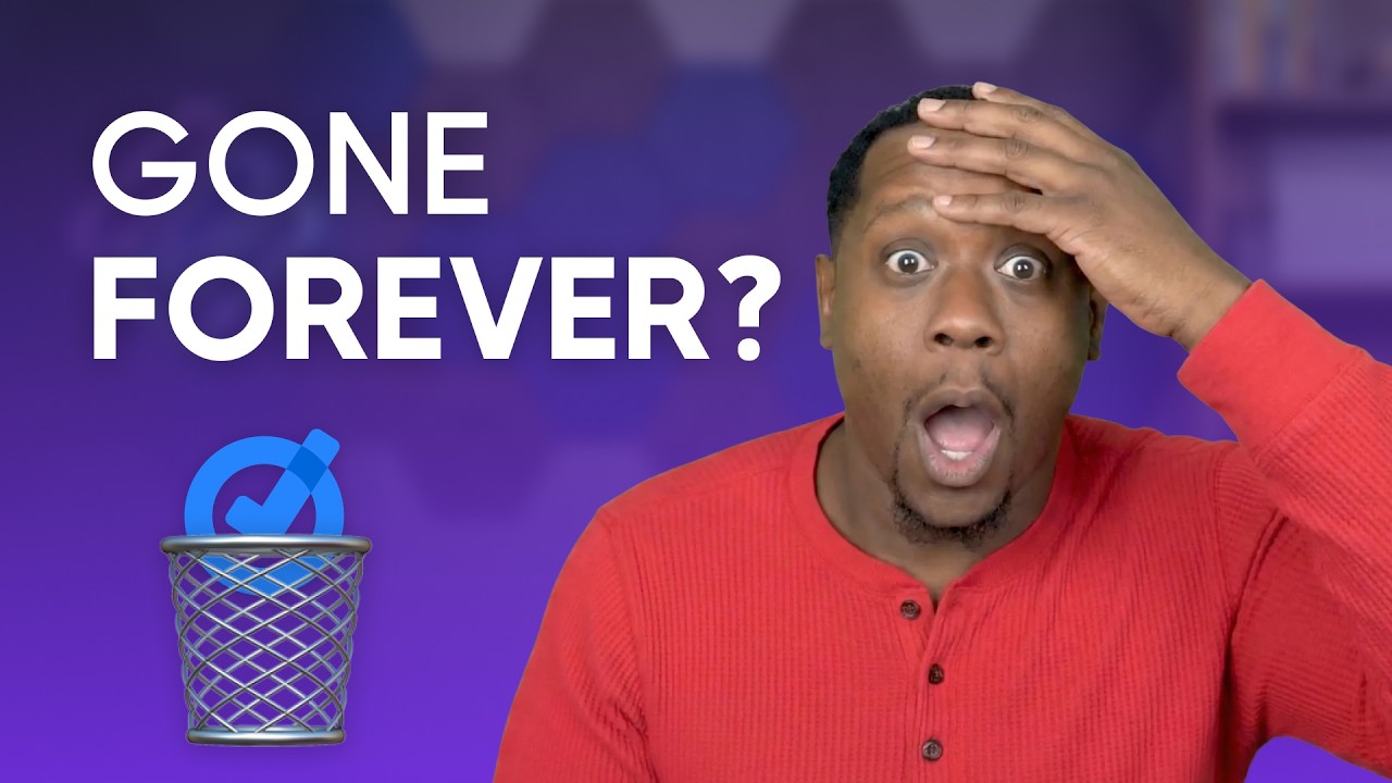 How to Recover Deleted Google Tasks: Is There a Trash Folder?
